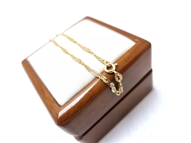 PIĘKNA BRANSOLETKA ( 1,34G 585 19 CM )