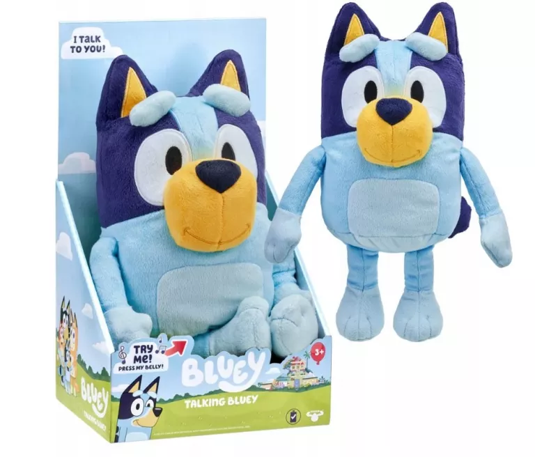 BLUEY INTERAKTYWNA PLUSZOWA MASKOTKA 33 CM