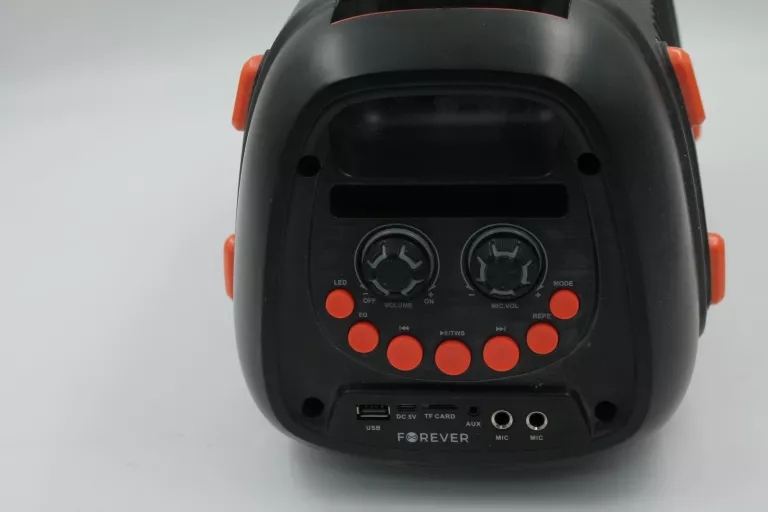 GŁOŚNIK BT KARAOKE FOREVER 25W CZARNY KOMPLET