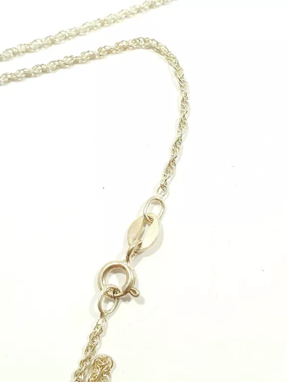 SREBRNY ŁAŃCUSZEK Z MEDALIKIEM PR925 3,09G 45CM