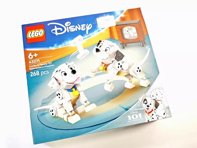 LEGO DISNEY 43271 DISNEY 43271 SZCZENIAKI SZCZĘŚCIARZ I GROSZKA Z FILMU 10