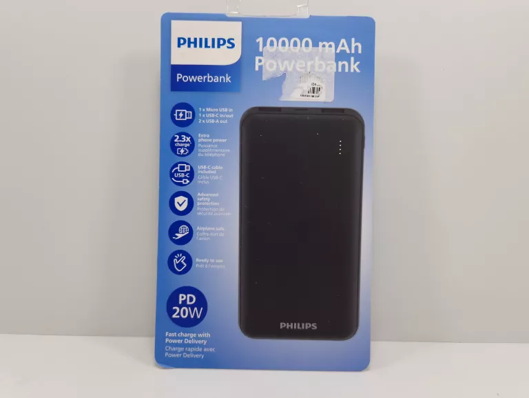POWERBANK PHILIPS 10000MAH 20W