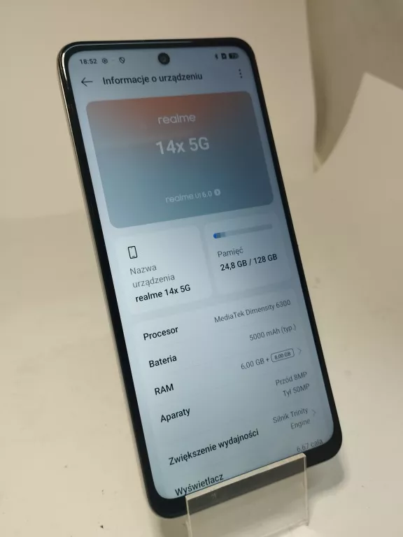 TELEFON REALME 14X 5G 6/128GB