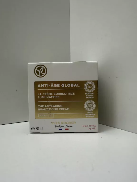 KREM PRZECIWSTARZENIOWY DO TWARZY YVES ROCHER ANTI AGE GLOBAL NA DZIEŃ 50M