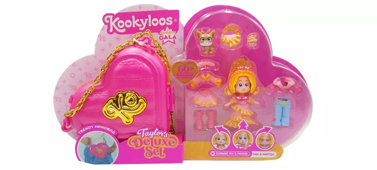 KOOKYLOOS TAYLOR'S DELUXE SET GOLDEN GALA AKCESORIA