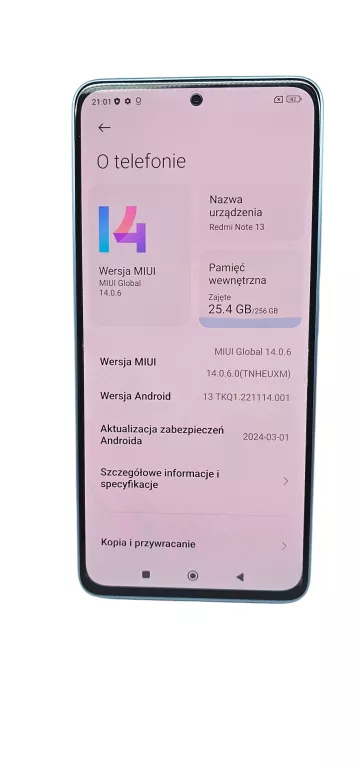 TELEFON REDMI NOTE 13 8GB / 256GB