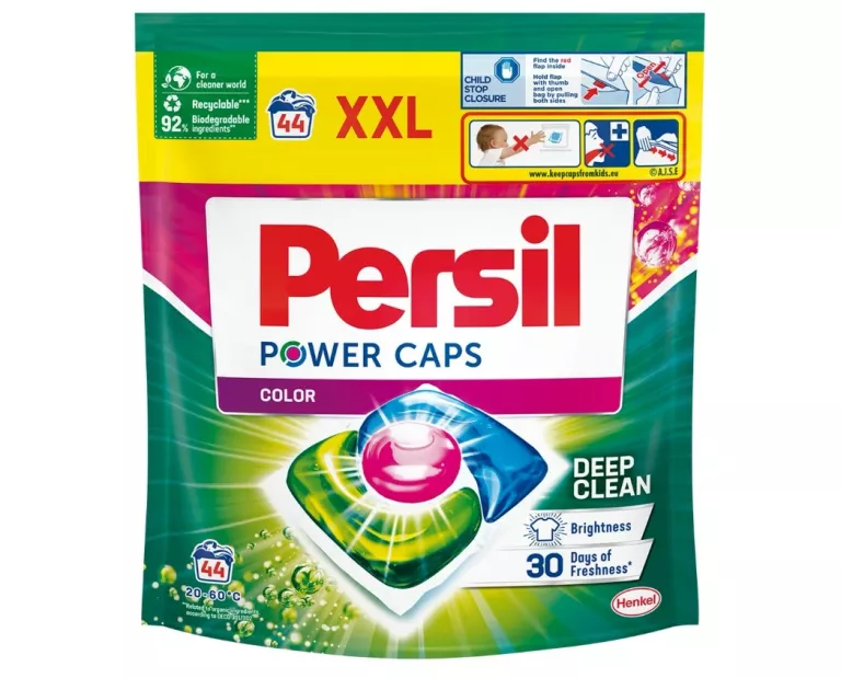 PERSIL XXL POWER CAPS COLOR KAPSUŁKI DO PRANIA KOLORÓW 44 SZT.