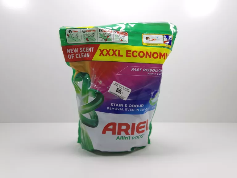 ARIEL COLOR ALLIN1, KAPSUŁKI DO PRANIA, 50 PRAŃ