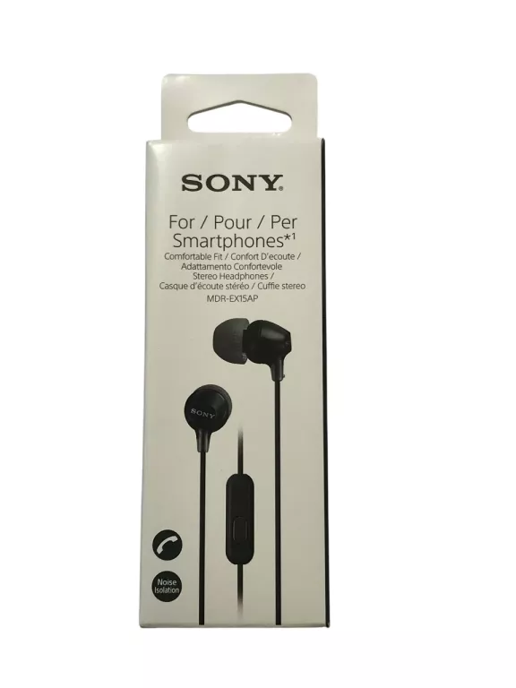 SŁUCHAWKI DOUSZNE SONY MDR-EX15AP