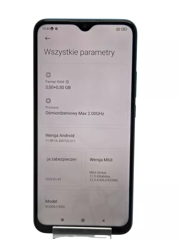TELEFON XIAOMI REDMI 9 4G (LTE ) 3/32GB W BARDZO DOBRYM STANIE!