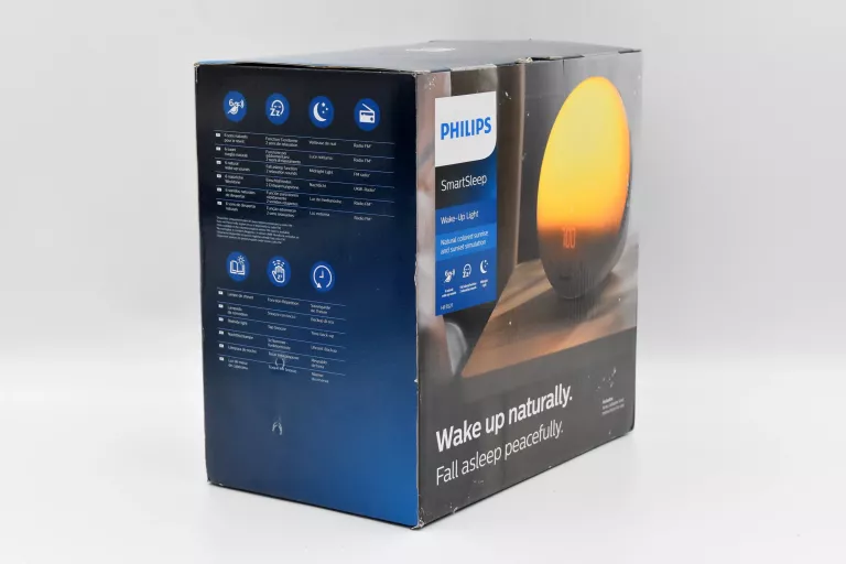 LAMPKA BUDZIK RADIO PHILIPS WAKE-UP LIGHT HF3531/01 USB