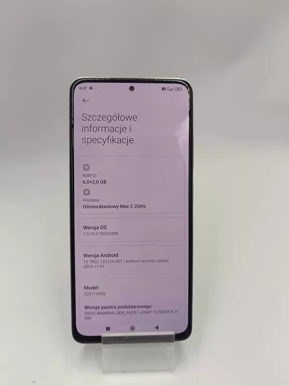 TELEFON REDMI NOTE 11 PRO 5G 6/128GB 2201116SG