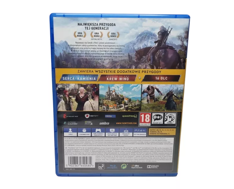 PS4 WIEDŹMIN 3: DZIKI GON /GRA PL