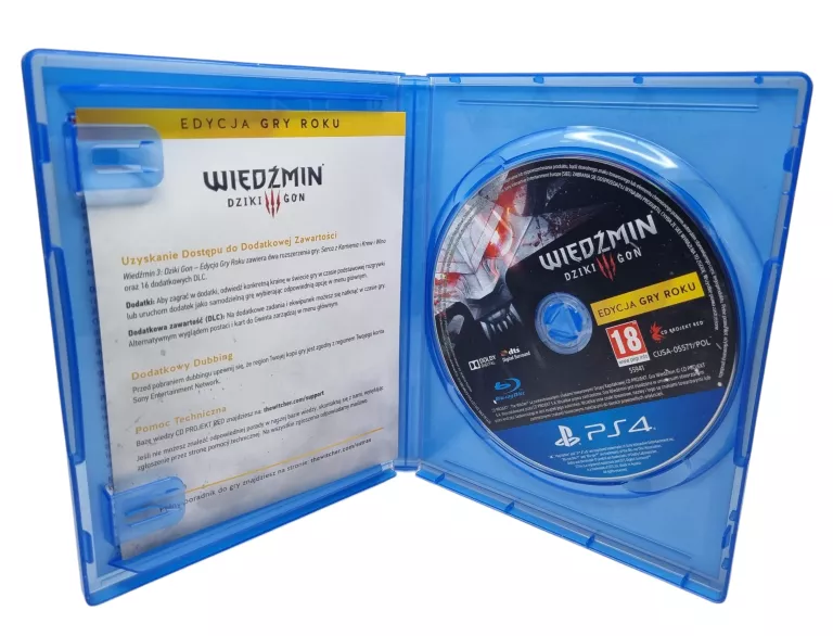 PS4 WIEDŹMIN 3: DZIKI GON /GRA PL