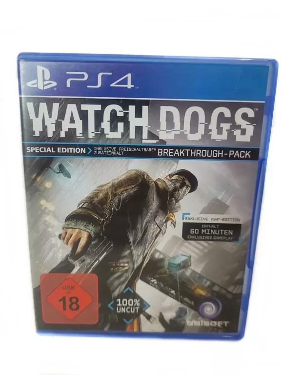 GRA PS4 WATCH DOGS SPECIAL EDITION