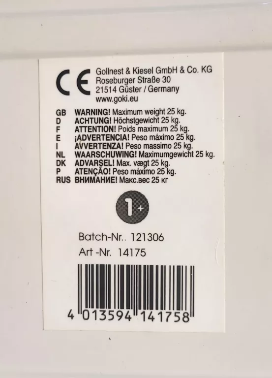 JEŹDZIK METALOWY POJAZD FORMUŁA 1 GOKI 12M+