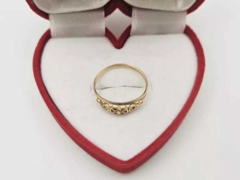 ZŁOLTY PIERŚCIONEK P.585 1,55GR R.15