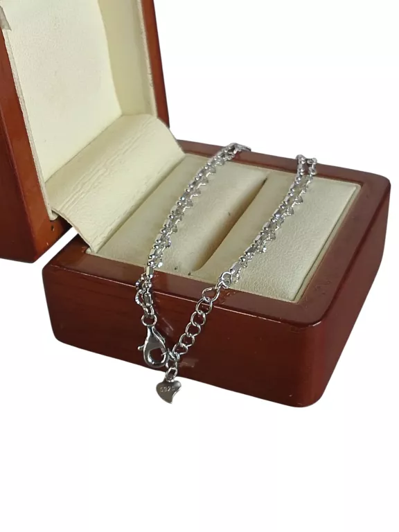 PIĘKNA SREBRNA  BRANSOLETKA 2,04 G 925