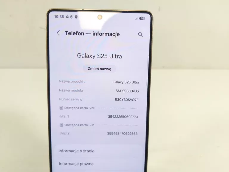 IDEALNY TELEFON SAMSUNG GALAXY S25 ULTRA NA CZĘŚCI