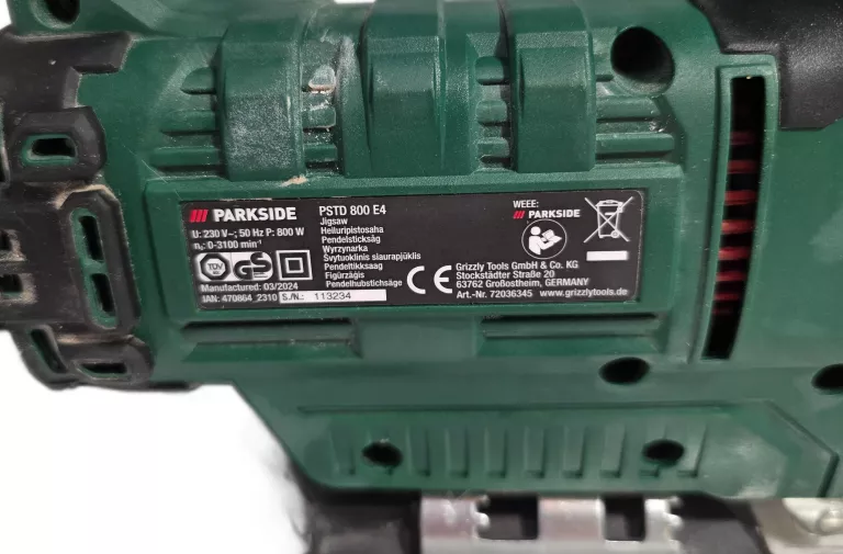 WYRZYNARKA PARKSIDE PSDTD 800 E4