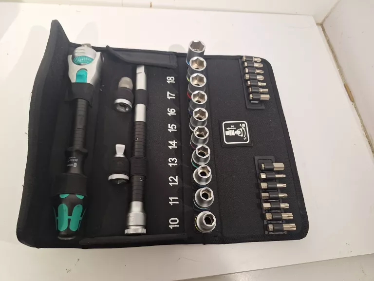 ZESTAW WYMIENNYCH KLUCZY NASADOWYCH WERA