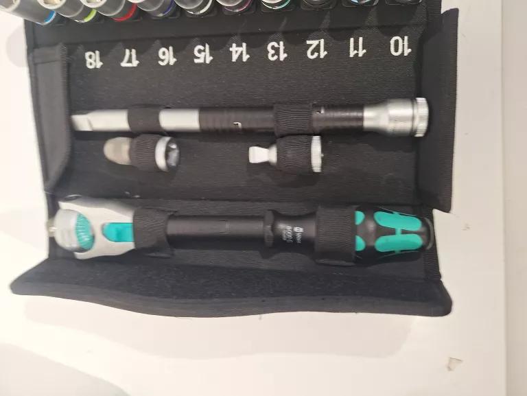 ZESTAW WYMIENNYCH KLUCZY NASADOWYCH WERA