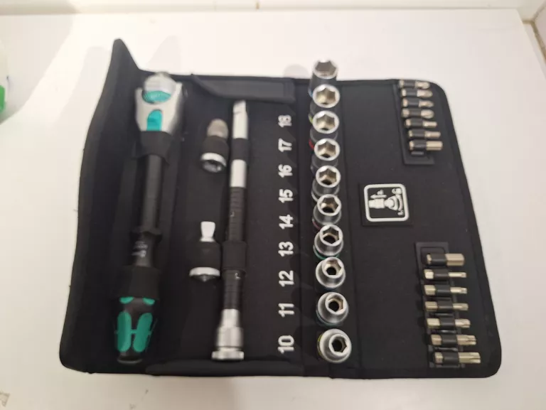 ZESTAW WYMIENNYCH KLUCZY NASADOWYCH WERA