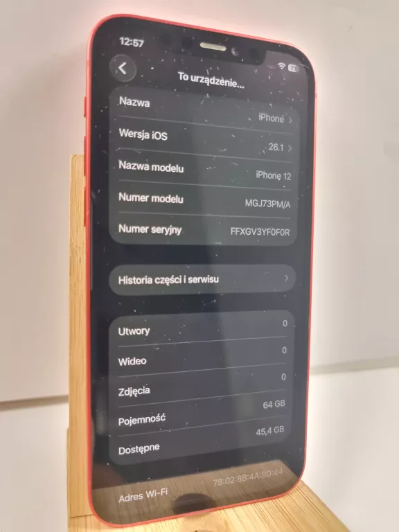 APPLE IPHONE 12 64GB BAT.78%