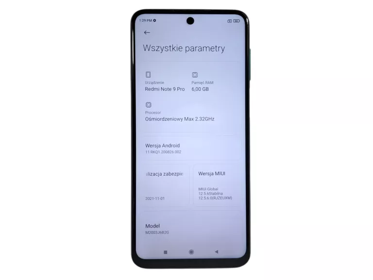 TELEFON REDMI NOTE 9 PRO 6/64GB