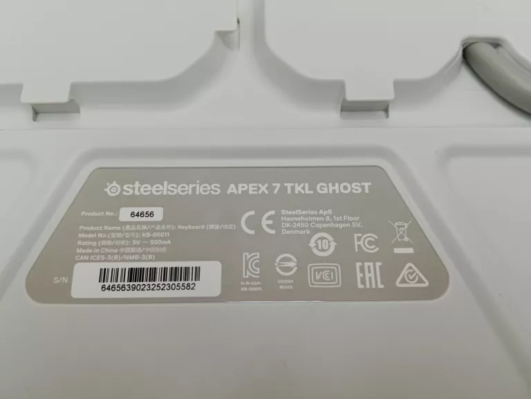 KLAWIATURA KOMPUTEROWA STEELSERIES APEX 7 GHOST