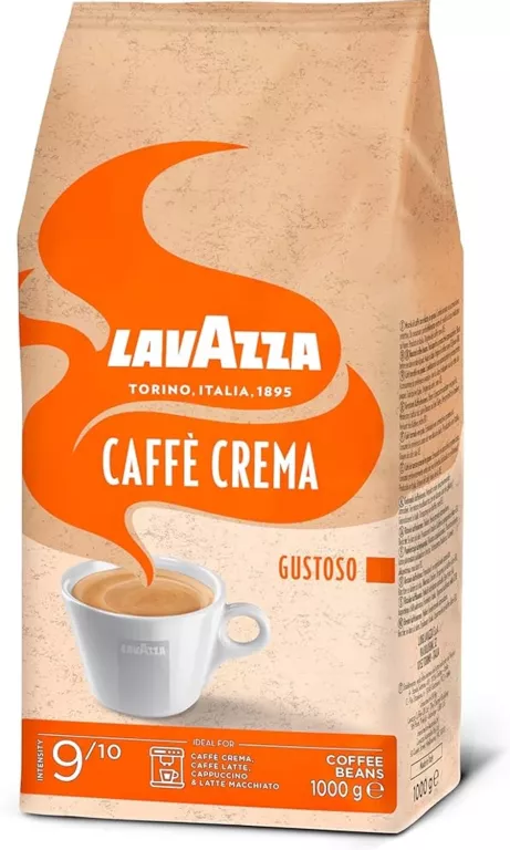 KAWA ZIARNISTA MIESZANA LAVAZZA CAFFE CREMA GUSTOSO 1000 G