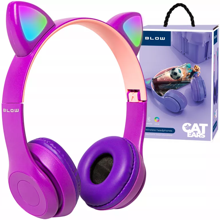 SŁUCHAWKI BT BLOW 32-827# FIOLETOWE