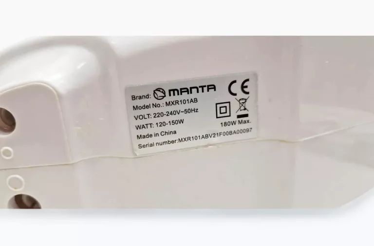 MIKSER RĘCZNY MANTA MXR101AB Z MISĄ