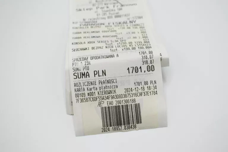 KONSOLA XBOX ONE S BIAŁA 512 GB Z 1 PADEM GWARANCJA