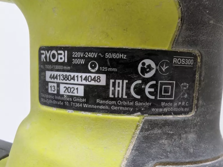 SZLIFIERKA MIMOŚRODOWA RYOBI ROS300