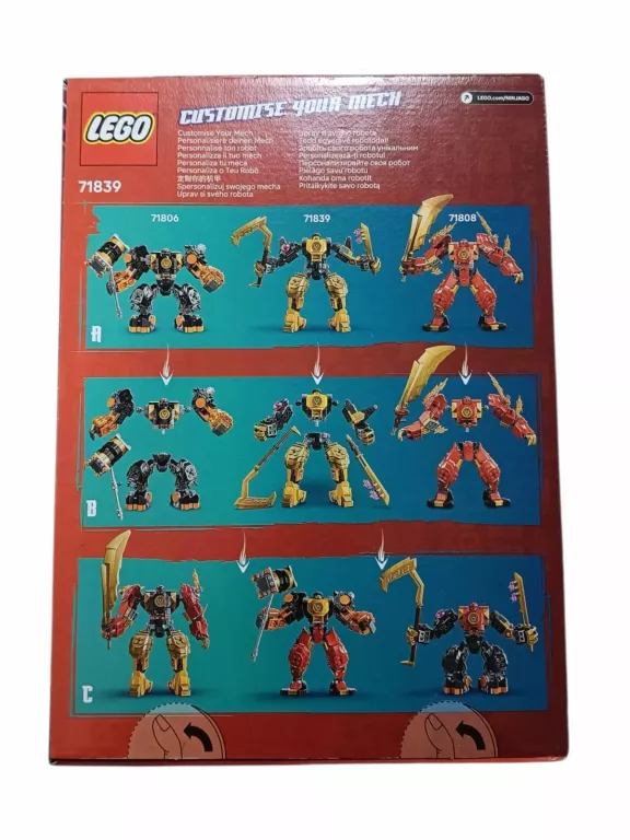 LEGO NINJAGO ARIN I ROBOT BOJOWY SPINJITZU 71839