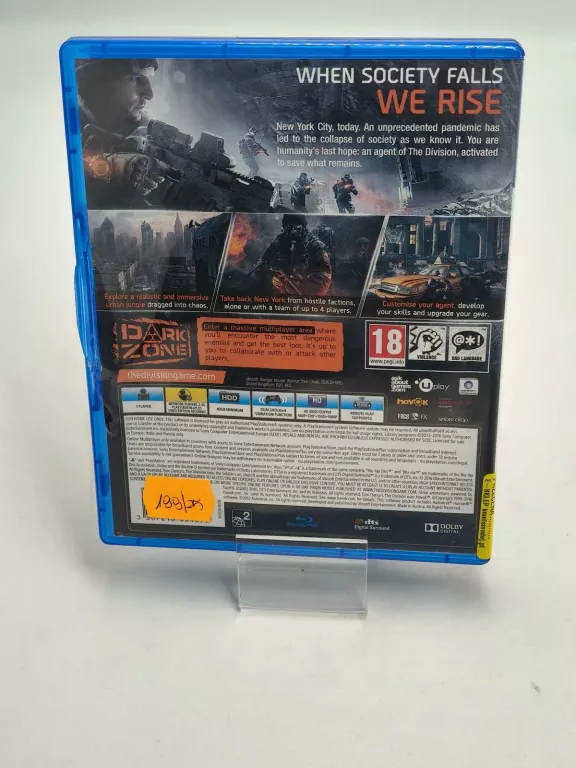 GRA NA PS4 TOM CLANCY'S THE DIVISION USZKODZONE PUDEŁKO