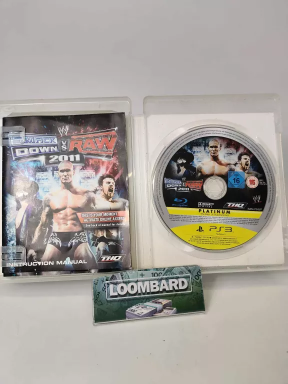 GRA NA PS3 SMACK DOWN VS RAW 2011