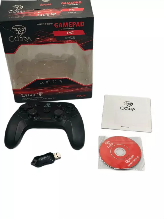 PAD PC/PS3 COBRA QSP070P PAD BEZPRZEWODOWY LJDXE CZARNY