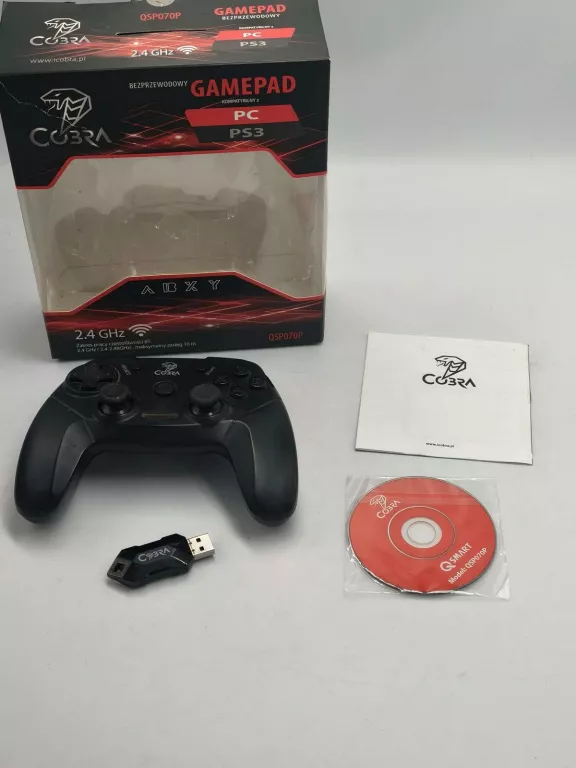 PAD PC/PS3 COBRA QSP070P PAD BEZPRZEWODOWY LJDXE CZARNY