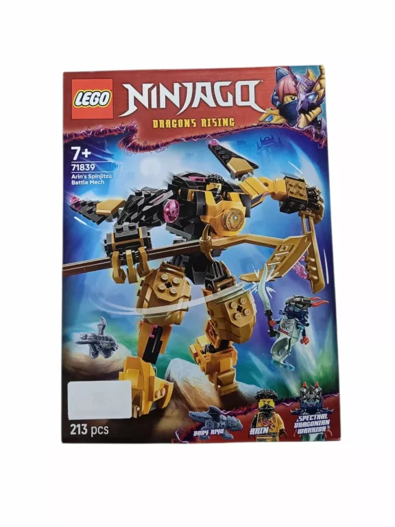 LEGO NINJAGO ARIN I ROBOT BOJOWY SPINJITZU 71839