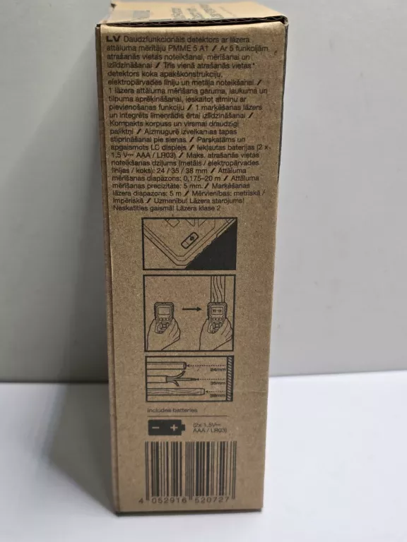 DETEKTOR WIELOFUNKCYJNY Z DALMIERZEM LASEROWYM PARKSIDE PMME 5 A1