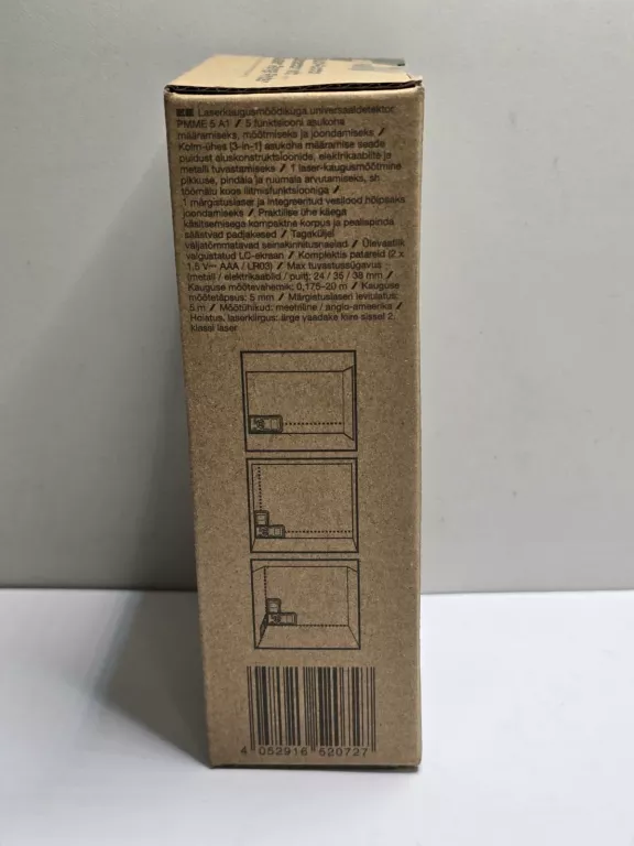 DETEKTOR WIELOFUNKCYJNY Z DALMIERZEM LASEROWYM PARKSIDE PMME 5 A1