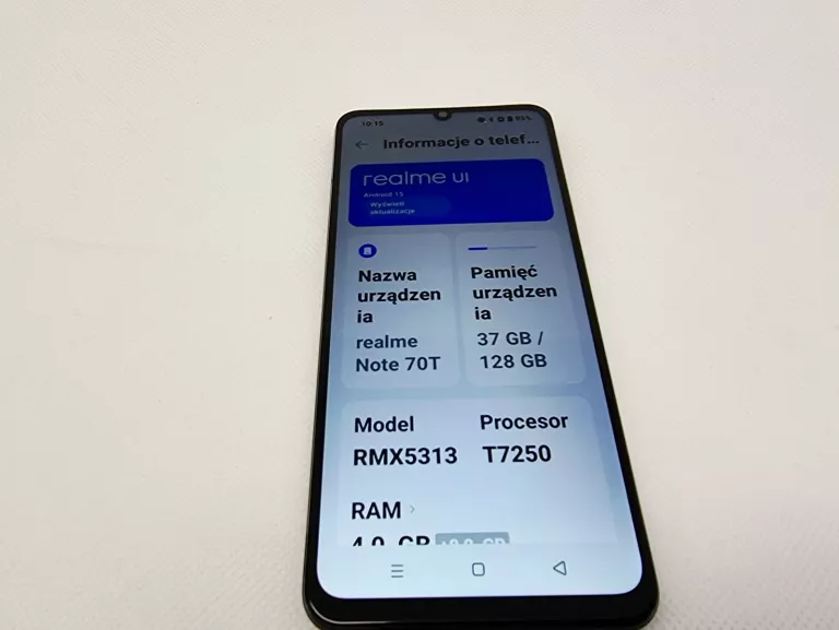 REALME NOTE 70T 4/128GB CZARNY