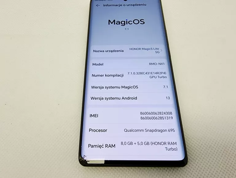 HONOR MAGIC5 LITE 5G 256GB DUAL SIM