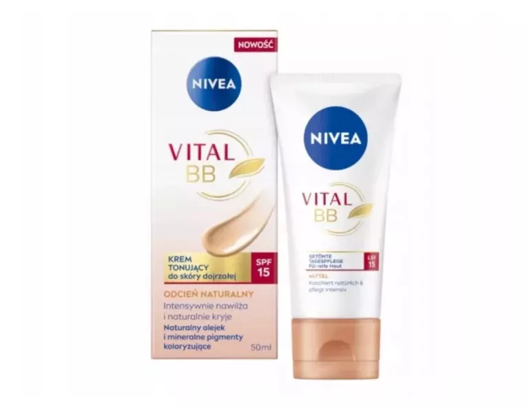 NIVEA VITAL BB KREM TONUJĄCY DO TWARZY SPF 15 50 ML