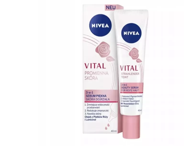 NIVEA VITAL PROMIENNA SKÓRA 3W1 SERUM PIĘKNA 40ML