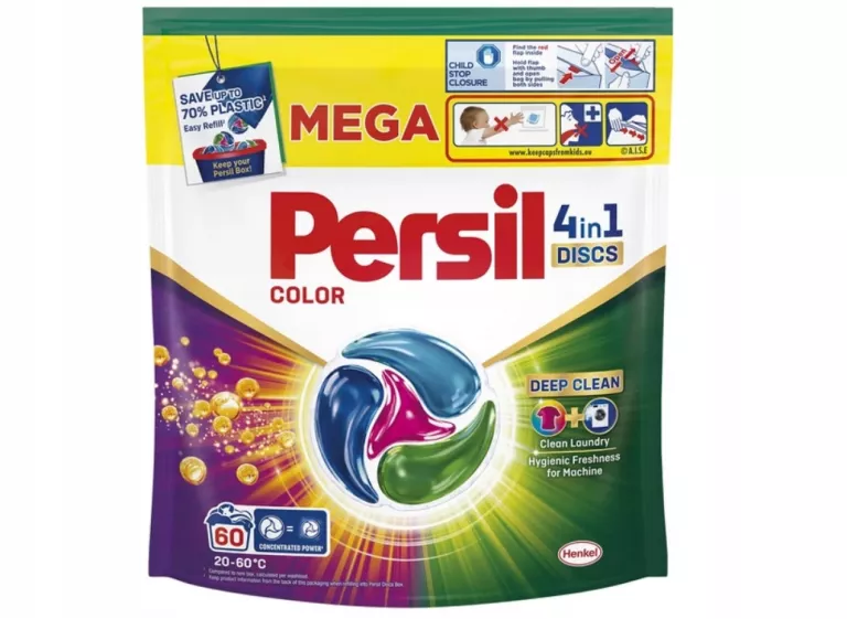KAPSUŁKI DO PRANIA PERSIL DISCS 4 IN 1 COLOR - 60 SZT.