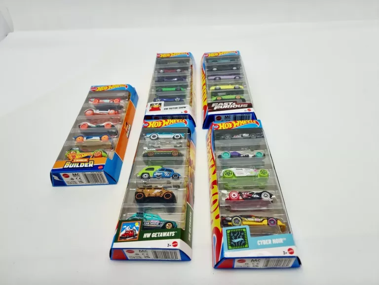 HOT WHEELS - 5-PAK - ZESTAW 5 POJAZDÓW