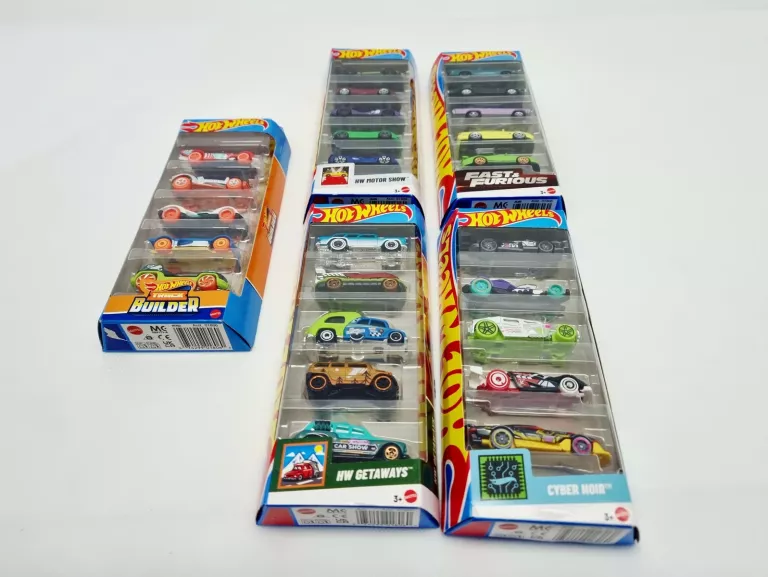 HOT WHEELS - 5-PAK - ZESTAW 5 POJAZDÓW
